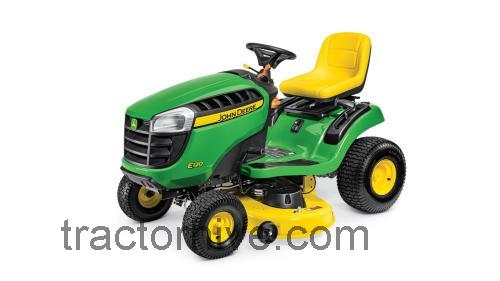 John Deere E120 fiche technique et avis