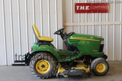 John Deere X485 specs and reviews