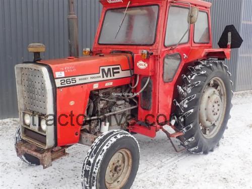 Massey Ferguson 265 fiche technique et avis
