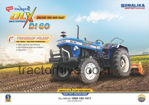 Sonalika DI 60 SIKANDER fiche technique et avis